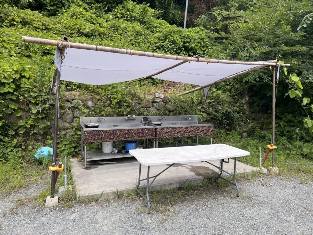おきつがわオートキャンプ場_炊事場